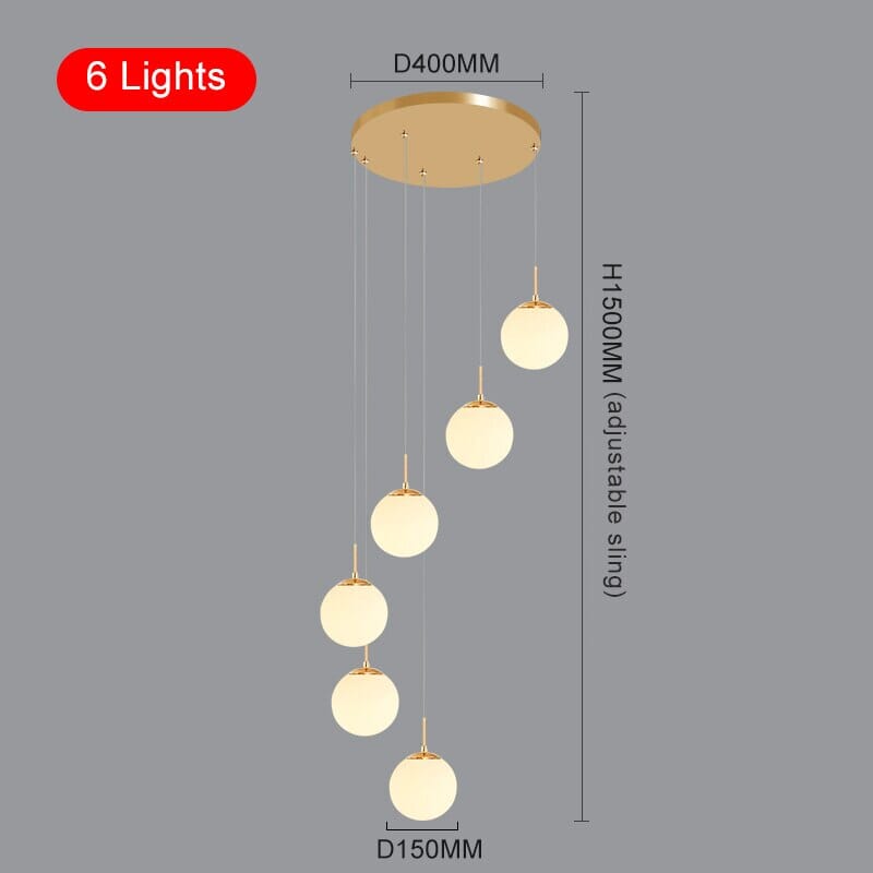 Harriet Orb Foyer Chandelier
