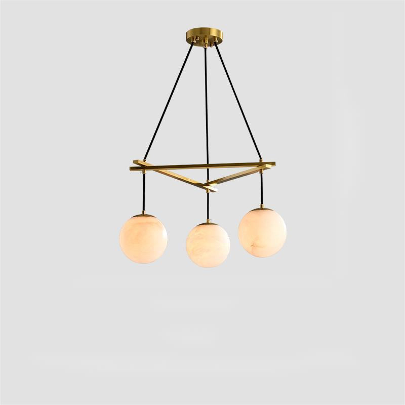 Orbia Alabaster Globe Chandelier