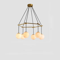 Orbia Alabaster Globe Chandelier