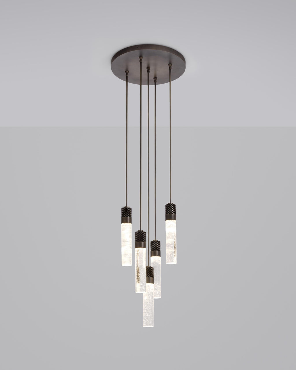 Sea Urchin Crystal Chandelier