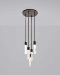Sea Urchin Crystal Chandelier