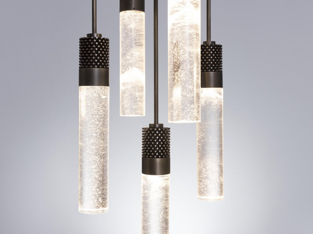 Sea Urchin Crystal Chandelier