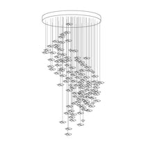 Tidal Art Glass Chandelier