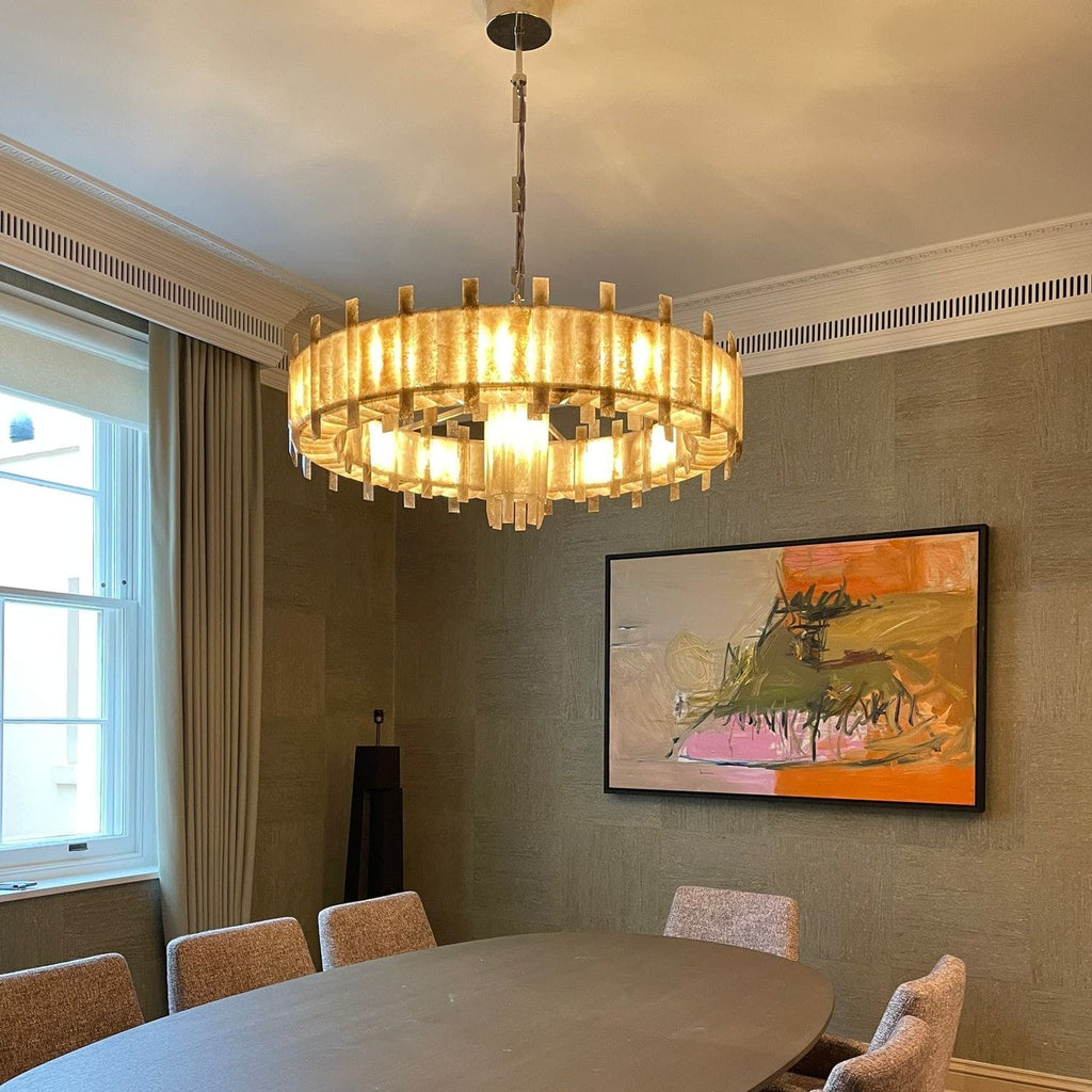 Saturn chandelier