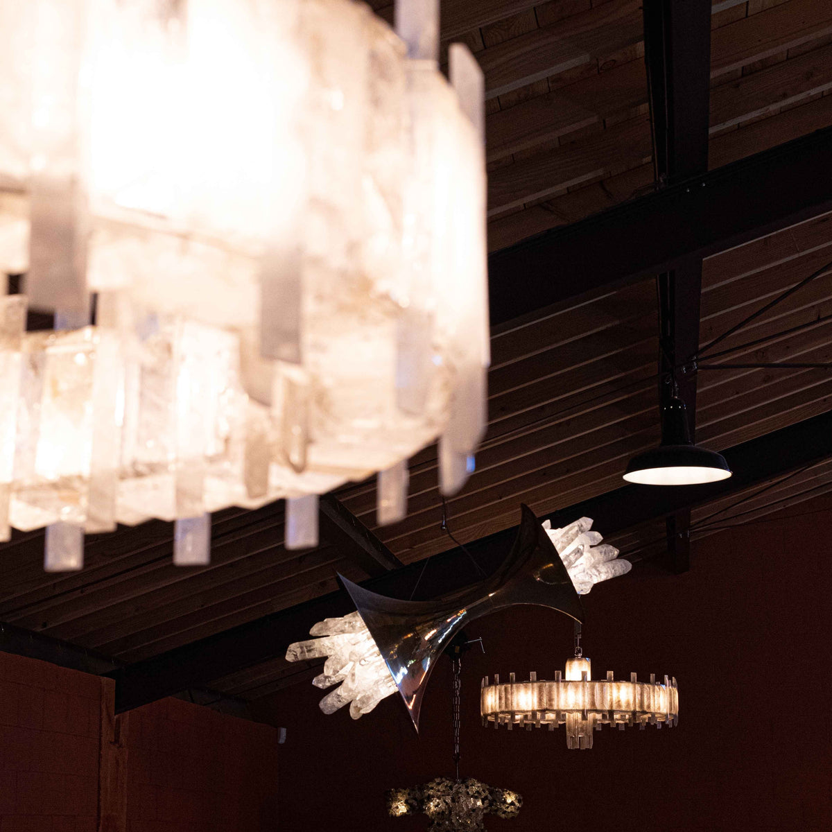 Saturn chandelier