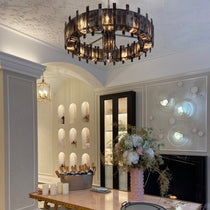 Saturn chandelier