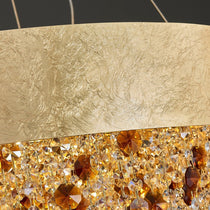 Avani Gold Plated Crystal Dining Room Chandelier