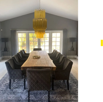 Murano Glass Chandelier – Triedri – 242 prisms – Amber