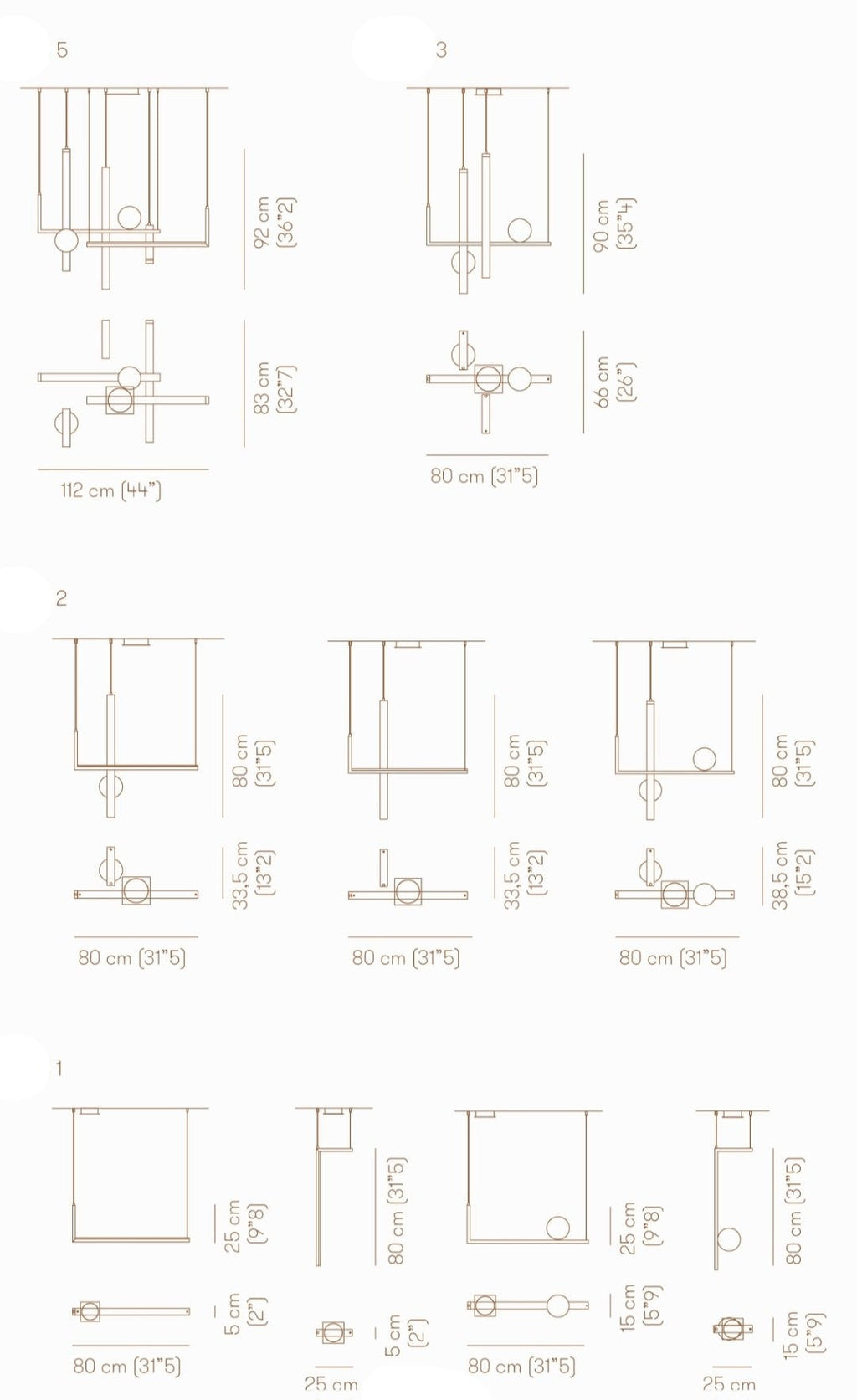 Kennedy Glass Chandelier
