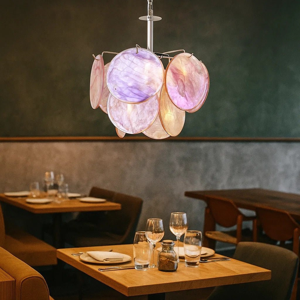 Murano Glass Disc Chandelier Secondary image