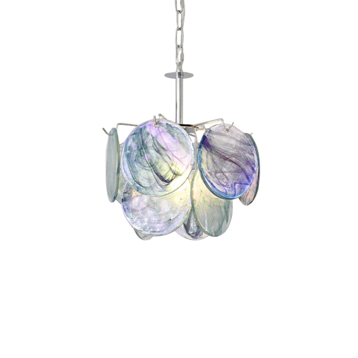 Murano Glass Disc Chandelier