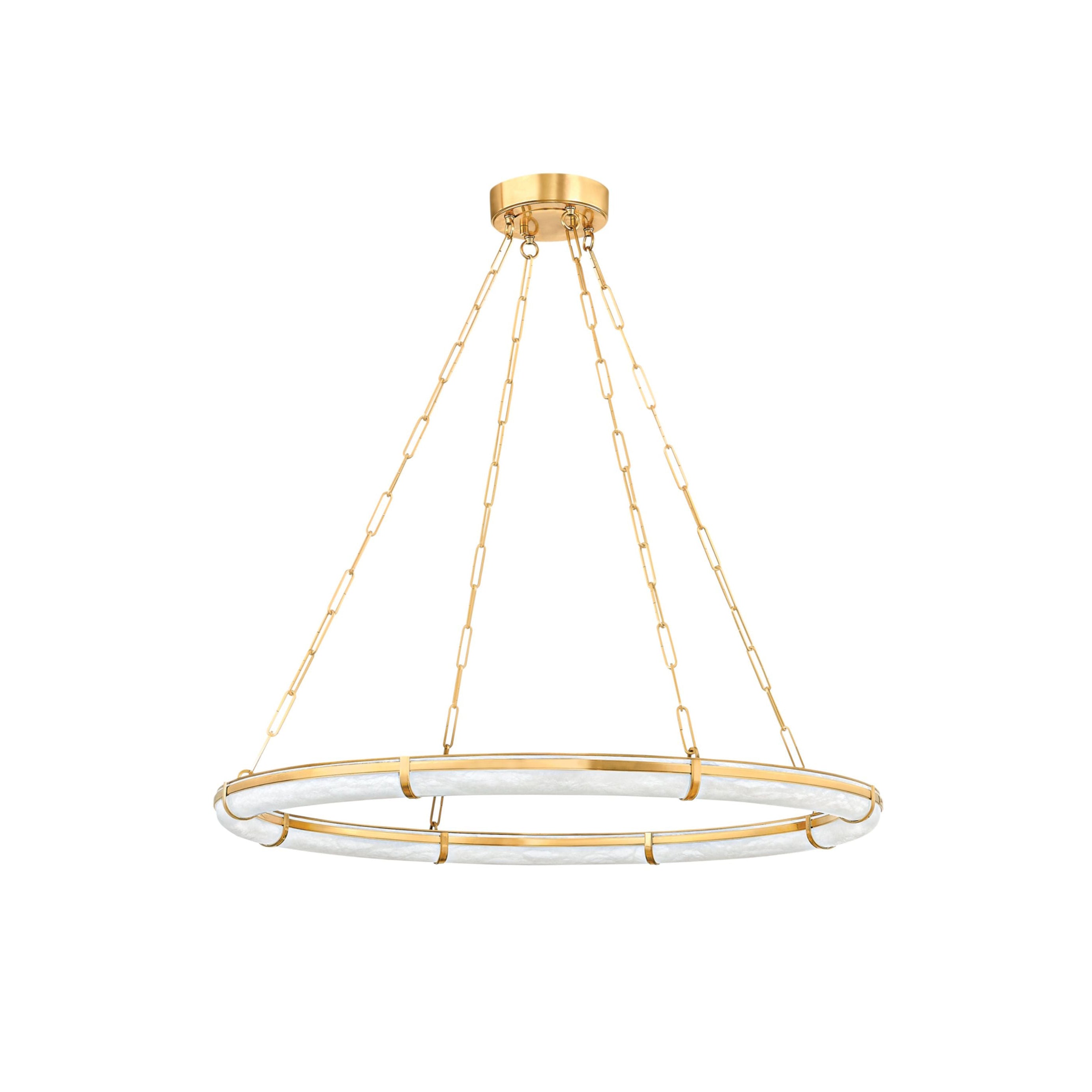 Sennett Alabaster Chandelier Secondary image