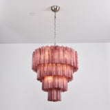 Elegant Serava Cascade Murano Chandelier - CasaraHouse