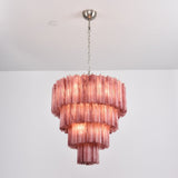 Elegant Serava Cascade Murano Chandelier - CasaraHouse