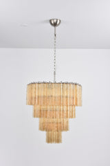 Elegant Serava Cascade Murano Chandelier - CasaraHouse