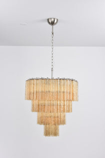 Elegant Serava Cascade Murano Chandelier - CasaraHouse