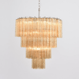 Elegant Serava Cascade Murano Chandelier - CasaraHouse