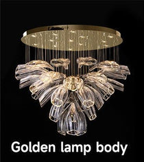 Glass Lotus Chandelier