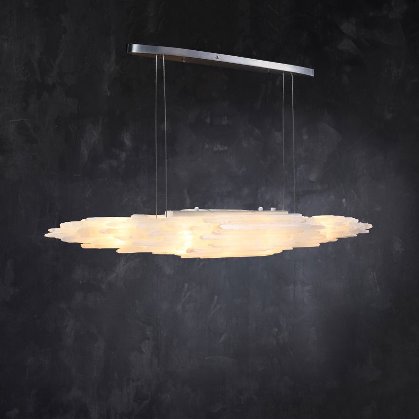 Shahida Selenite Chandelier
