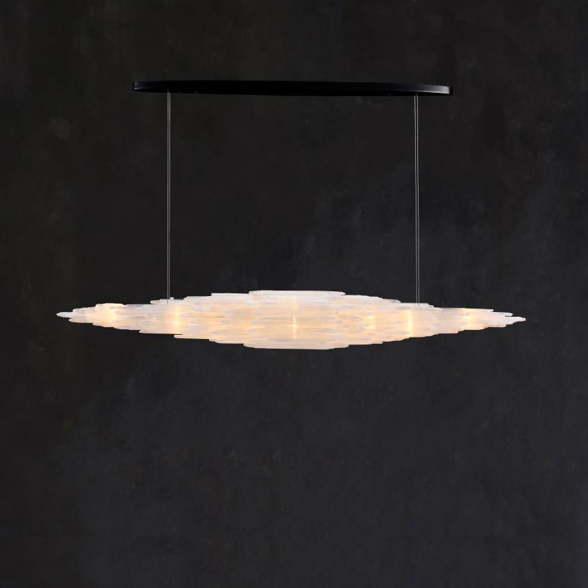 Shahida Selenite Chandelier