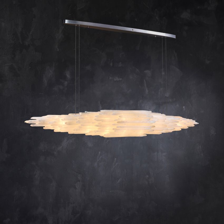 Shahida Selenite Chandelier