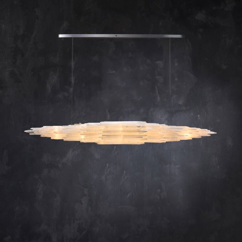 Shahida Selenite Chandelier