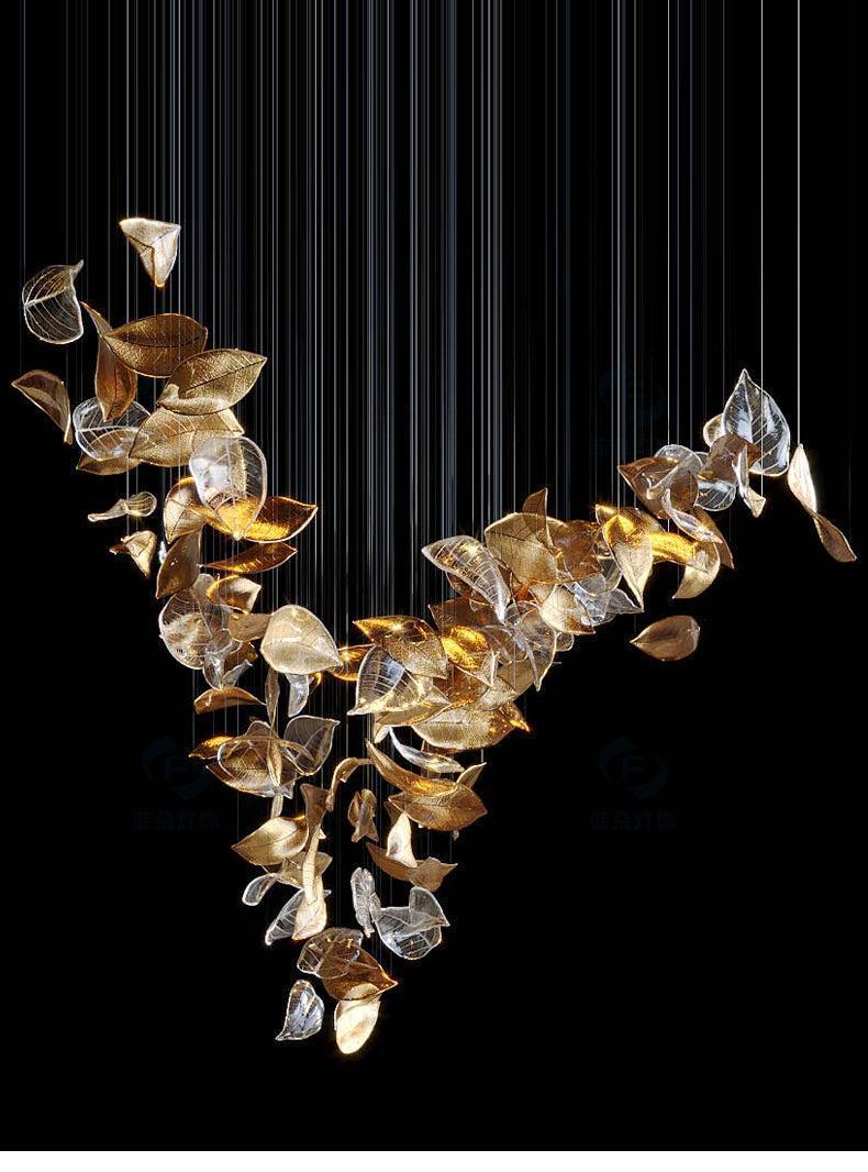 Shake Leaves Chandelier