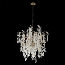 Shiro Branch Clear Crystal Brass Chandelier