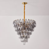 Premium Smoke Gray Empire Chandelier - CasaraHouse