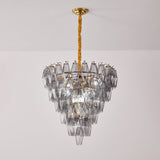 Premium Smoke Gray Empire Chandelier - CasaraHouse