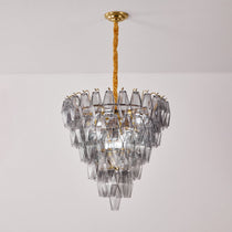Premium Smoke Gray Empire Chandelier - CasaraHouse
