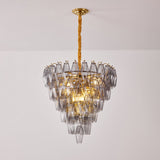Premium Smoke Gray Empire Chandelier - CasaraHouse