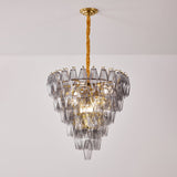 Premium Smoke Gray Empire Chandelier - CasaraHouse