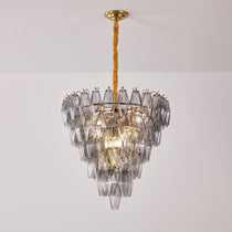 Premium Smoke Gray Empire Chandelier - CasaraHouse