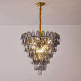Premium Smoke Gray Empire Chandelier - CasaraHouse