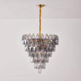 Premium Smoke Gray Empire Chandelier - CasaraHouse
