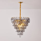 Premium Smoke Gray Empire Chandelier - CasaraHouse