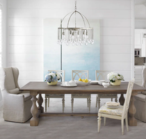 Contemporary Aubrey Crystal Ball Round Chandelier 5 Light / 8 Light - CasaraHouse