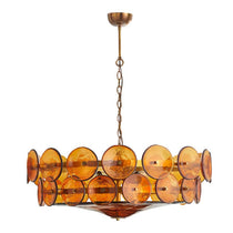Solaris Disc Murano Glass Chandelier