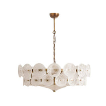 Solaris Disc Murano Glass Chandelier