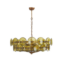 Solaris Disc Murano Glass Chandelier