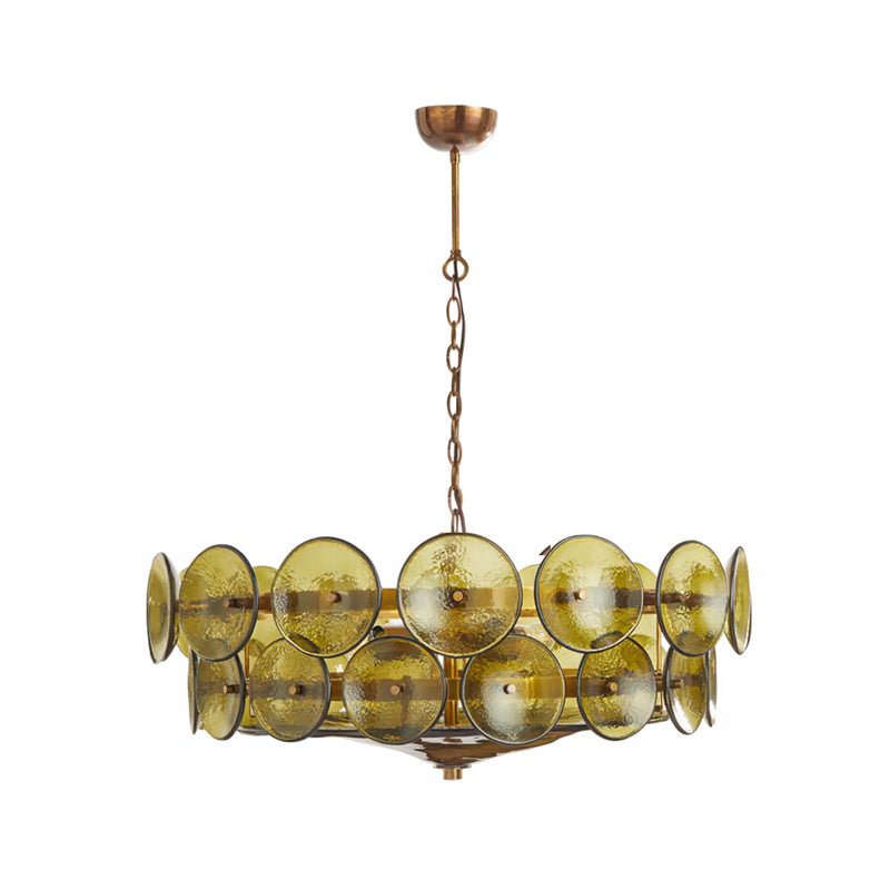 Solaris Disc Murano Glass Chandelier
