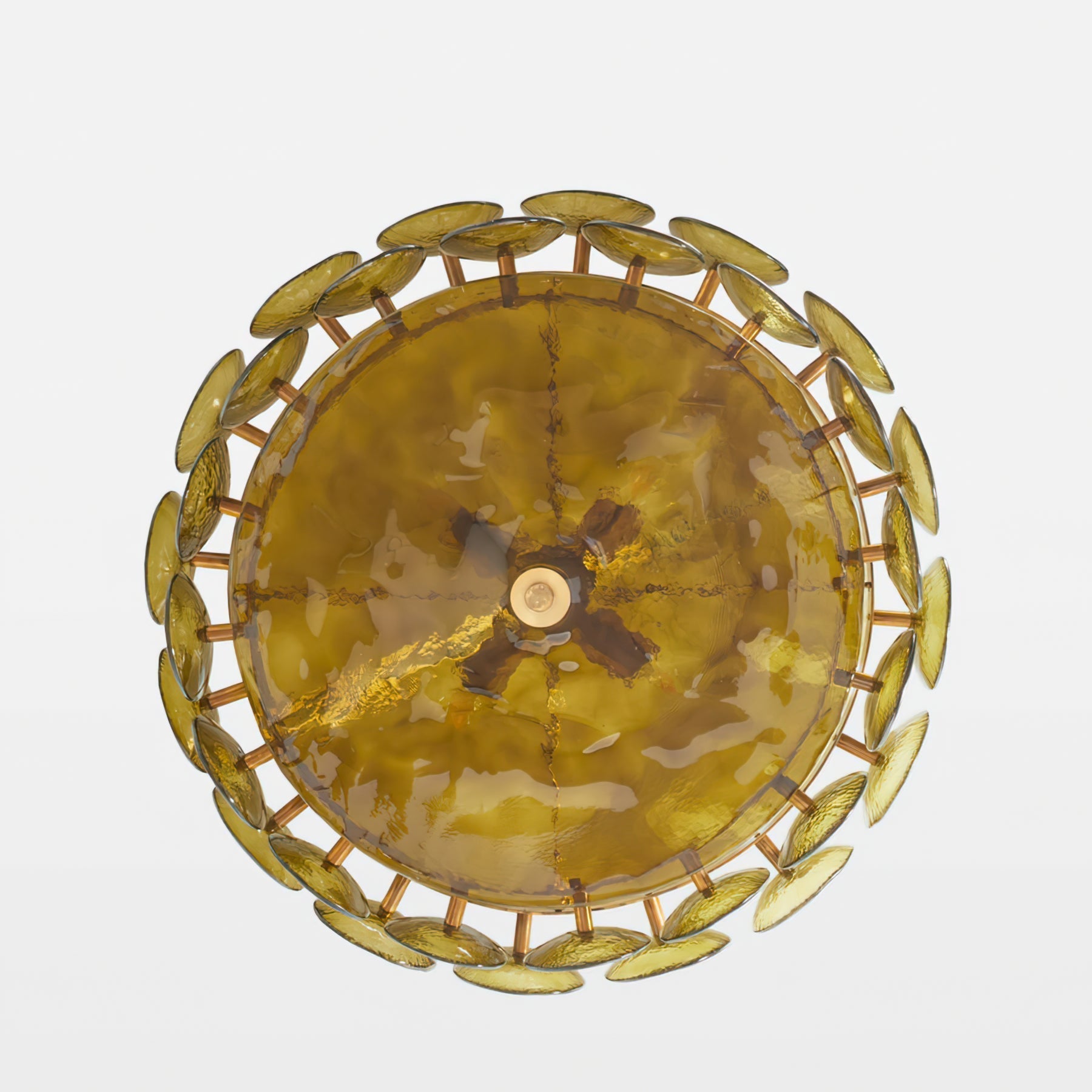 Solaris Disc Murano Glass Chandelier