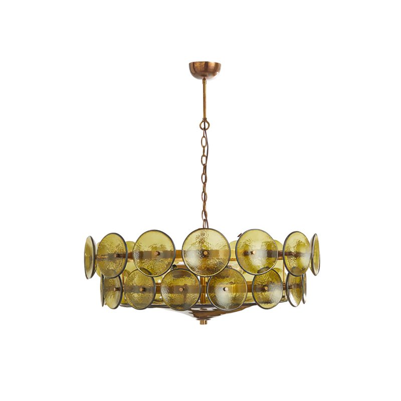 Solaris Disc Murano Glass Chandelier