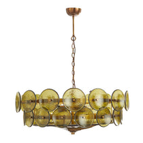 Solaris Disc Murano Glass Chandelier
