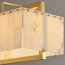 Premium Solstice Bar Alabaster Chandelier