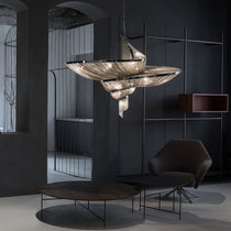 Spiral Elegance Chain Chandelier