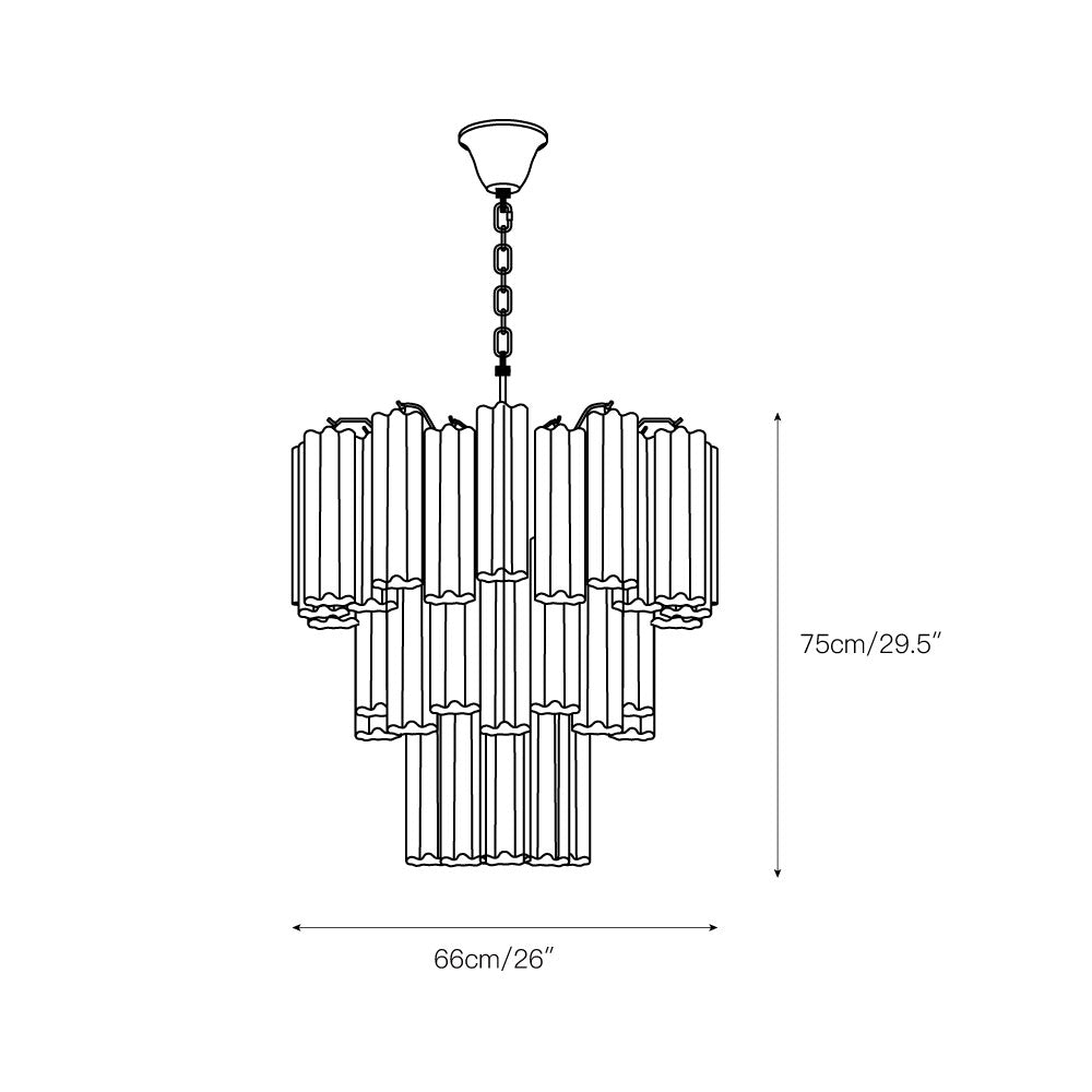 Starlight Murano Glass Chandelier