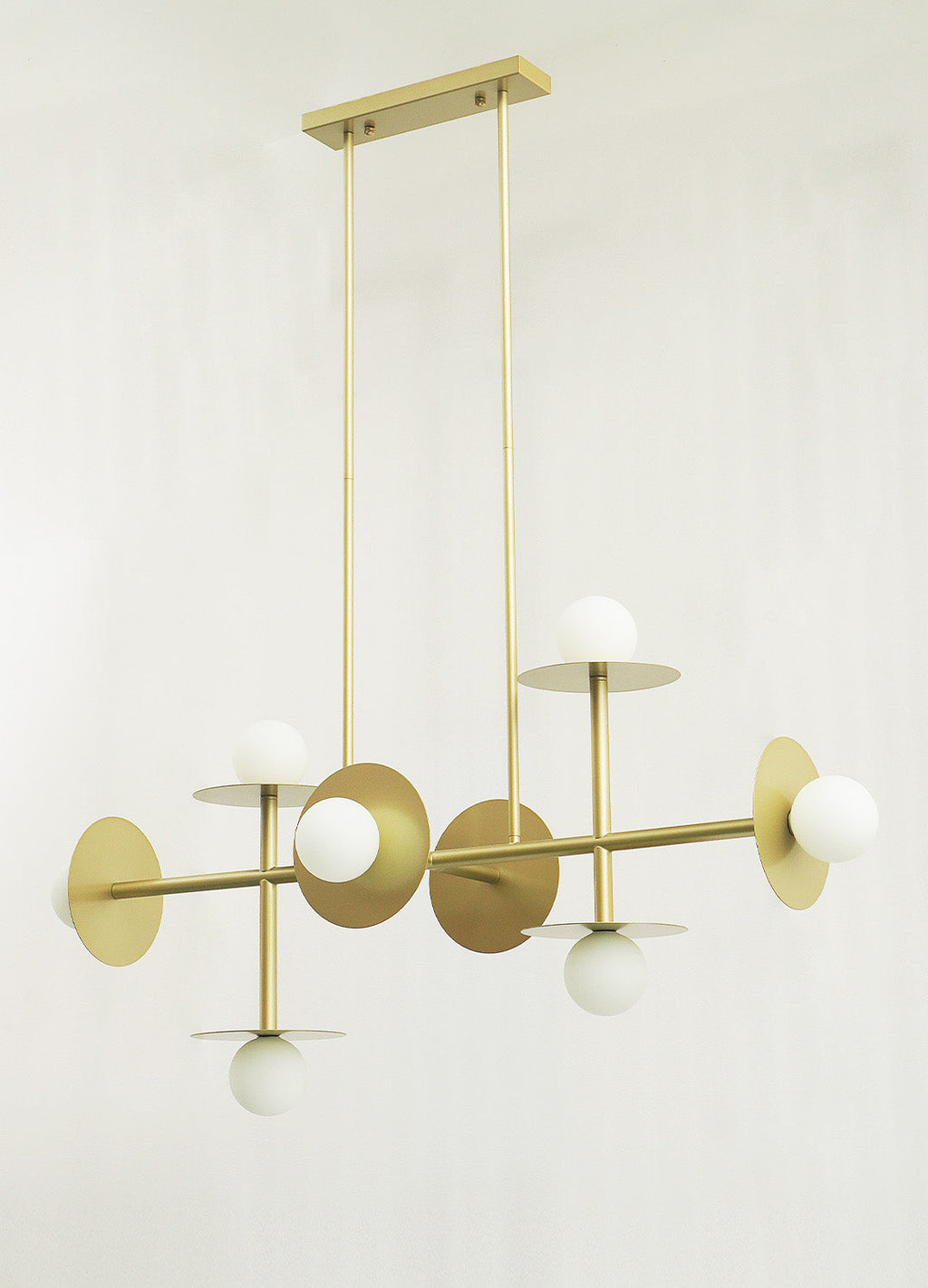 Studio Nodes 8 Light Linear Chandelier