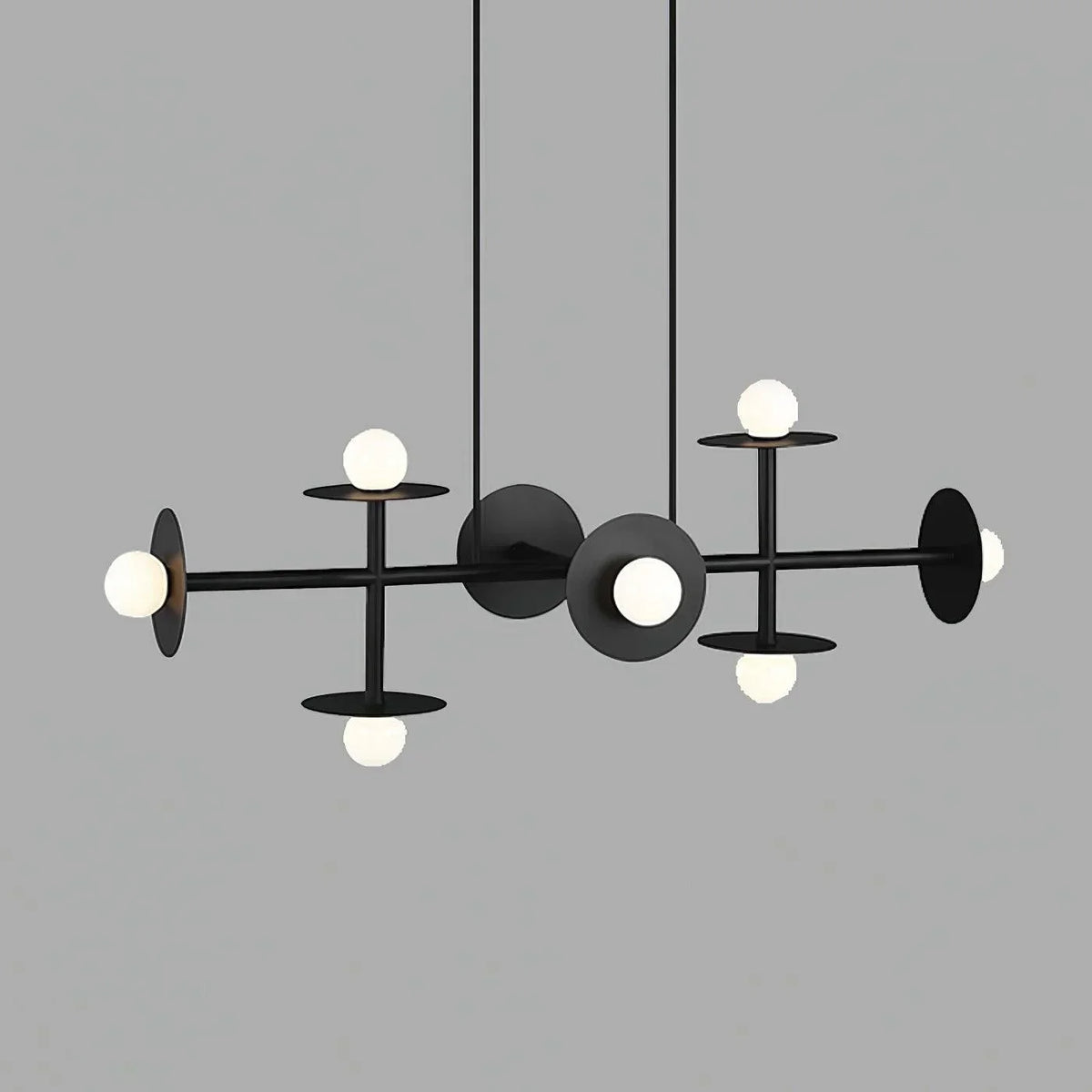 Studio Nodes 8 Light Linear Chandelier